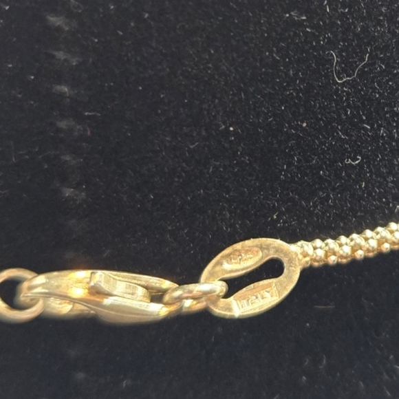 Vintage Italian 925 Sterling Silver Rope Chain Neclace 3 Circle Dangle Pendant - Picture 8 of 8
